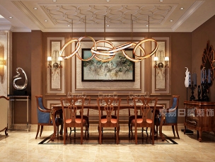 上海餐廳新古典風格裝修